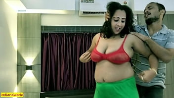 Stunning Indian housewife engages in passionate sex after a party, captured in high-quality viral video